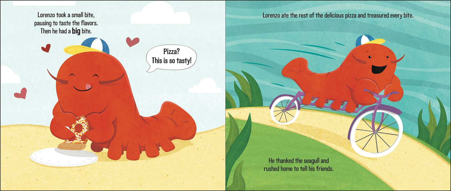 Simon & Schuster - Lorenzo, the Pizza-Loving Lobster by Claire Lordon: Hardcover; 32 pages / English