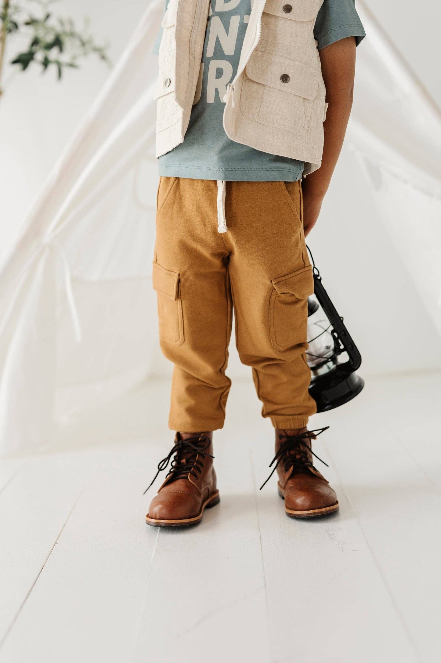 babysprouts clothing company - Cargo Pant: Toffee