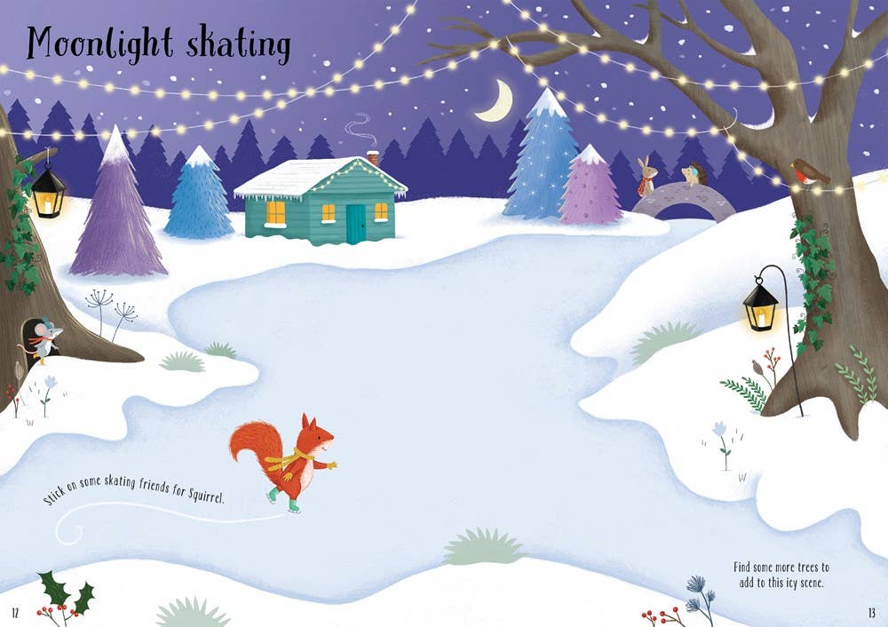 HarperCollins - Sparkly Christmas Trees : Usborne Book