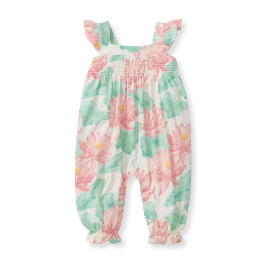 Burt's Bees Baby - Lotus Pond Baby Girl Jumpsuit