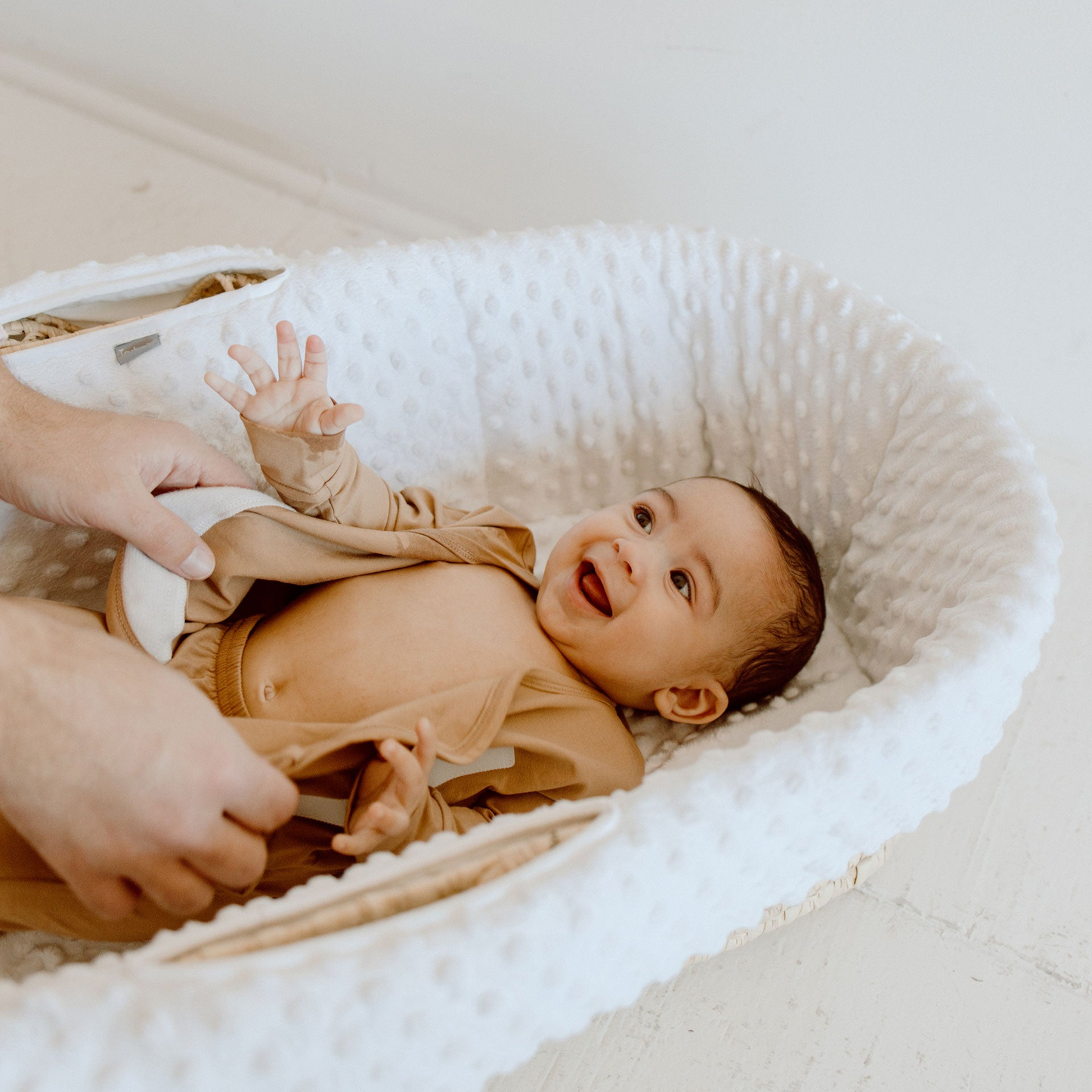 Bonsie Skin to Skin Babywear - Footie - Mocha