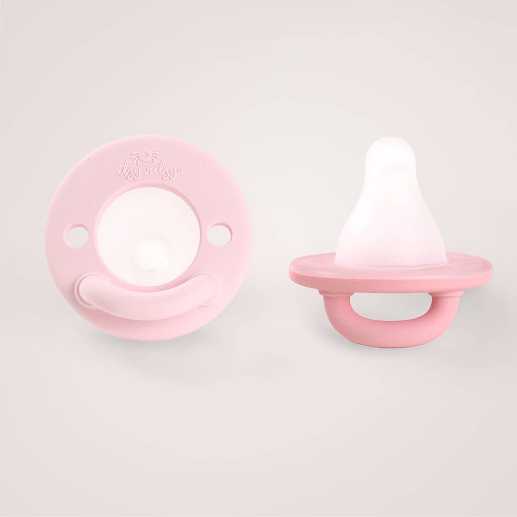 Itzy Ritzy - Latch & Soothe™ Breastlike Pacifier: Pink