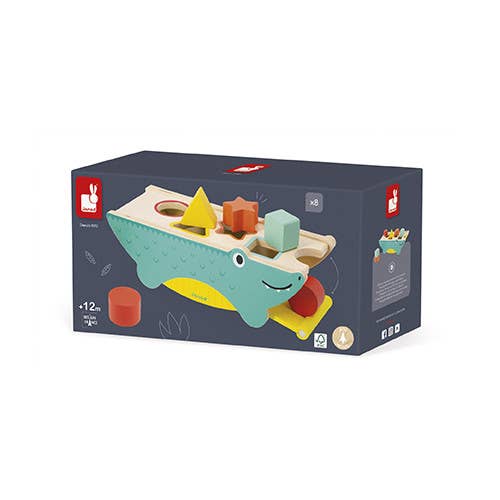 Janod - Tropik - Shape Sorting Crocodile