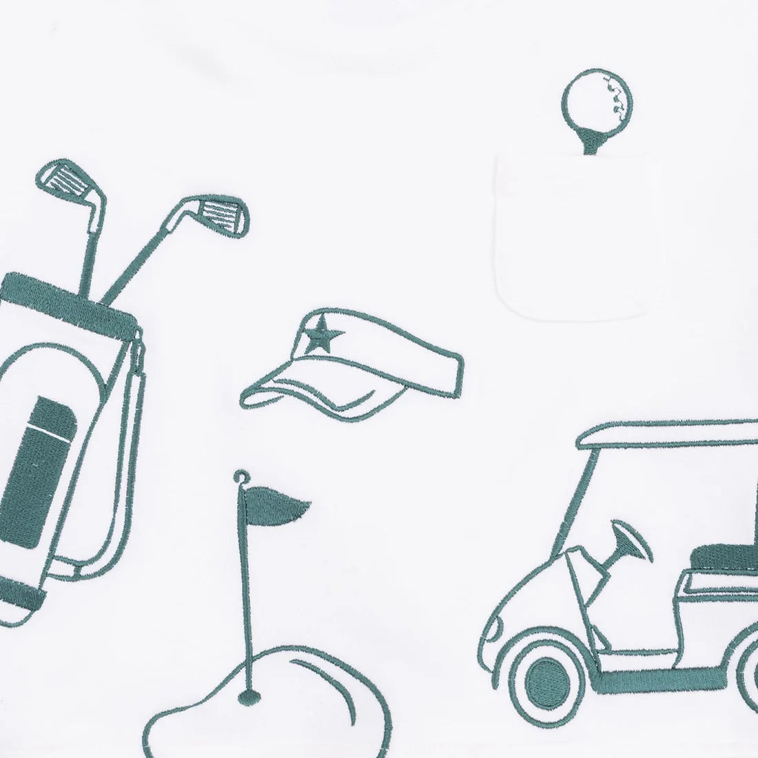 Angel Dear - Golf Drop Sleeve Sweatshirt White
