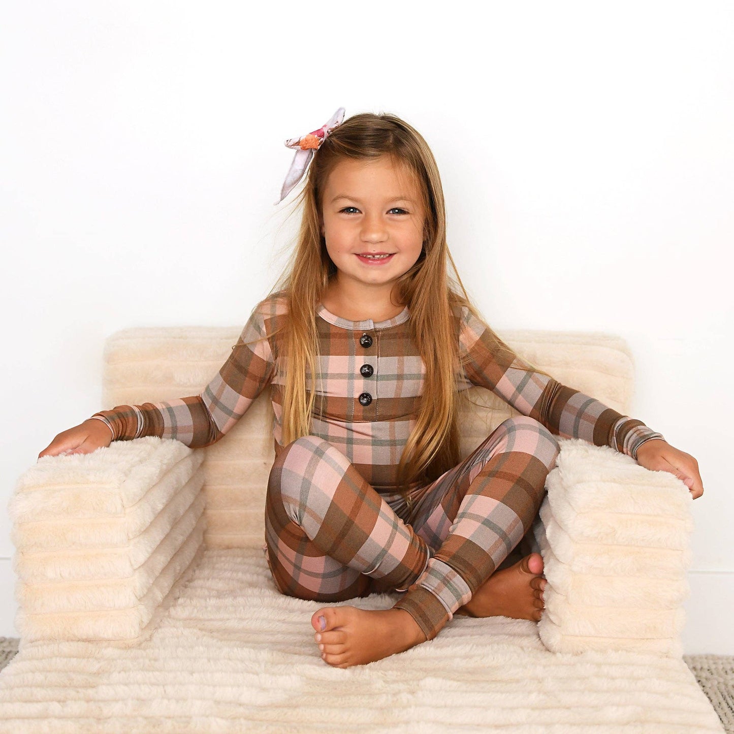 Gigi and Max - Asher TWO PIECE Bamboo Plaid PJ Set