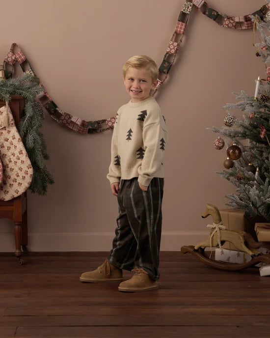 Rylee + Cru - Aspen Sweater || Tree Jacquard