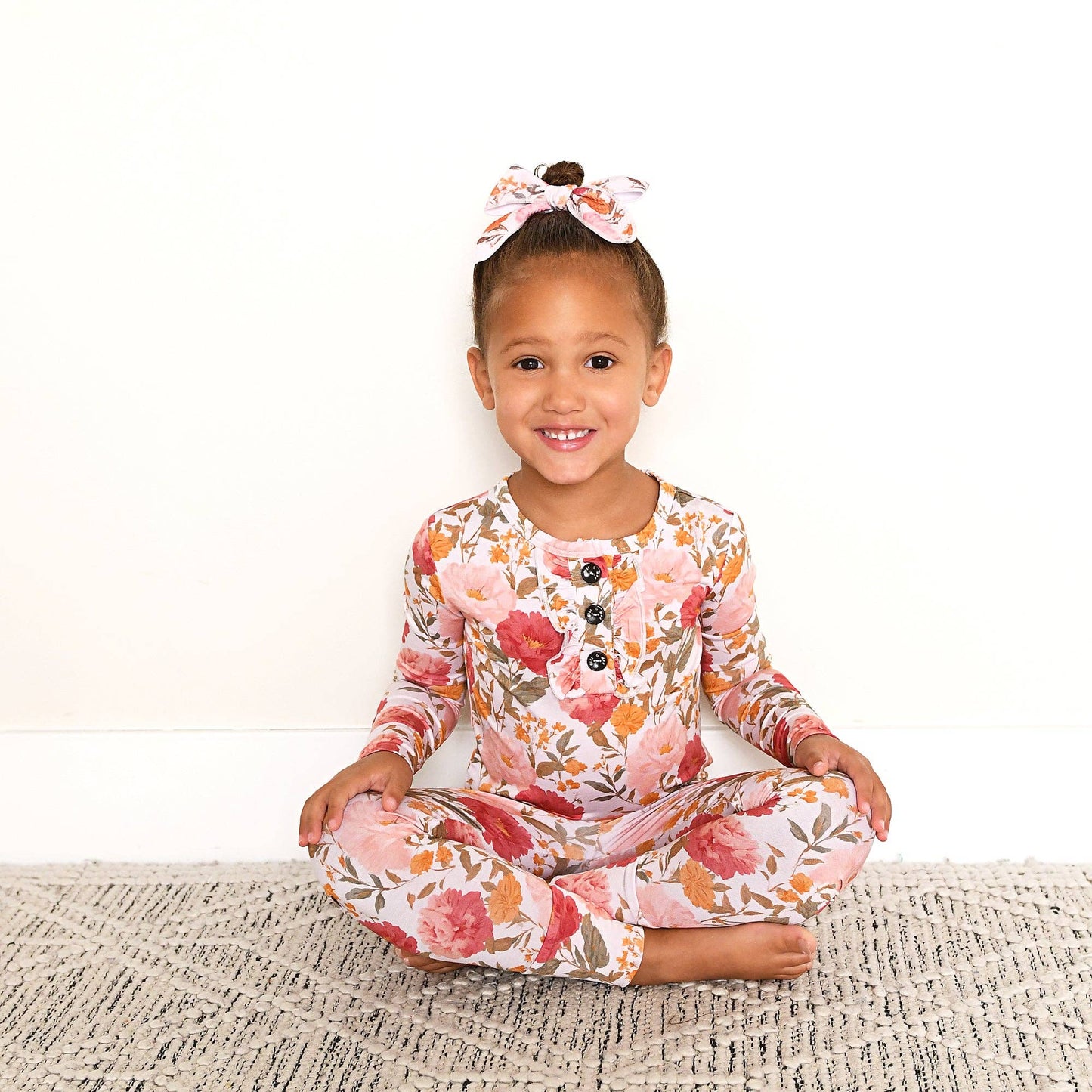 Gigi and Max - Felicity - Ruffle Two-piece Bamboo PJ Set