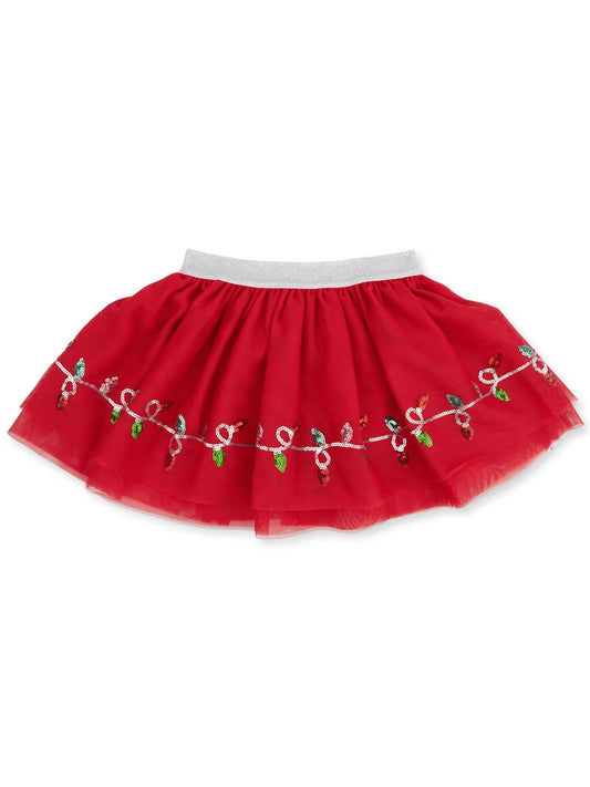 Angel Dear - Christmas Lights Merry Tutu Skirt with Bike Shorts