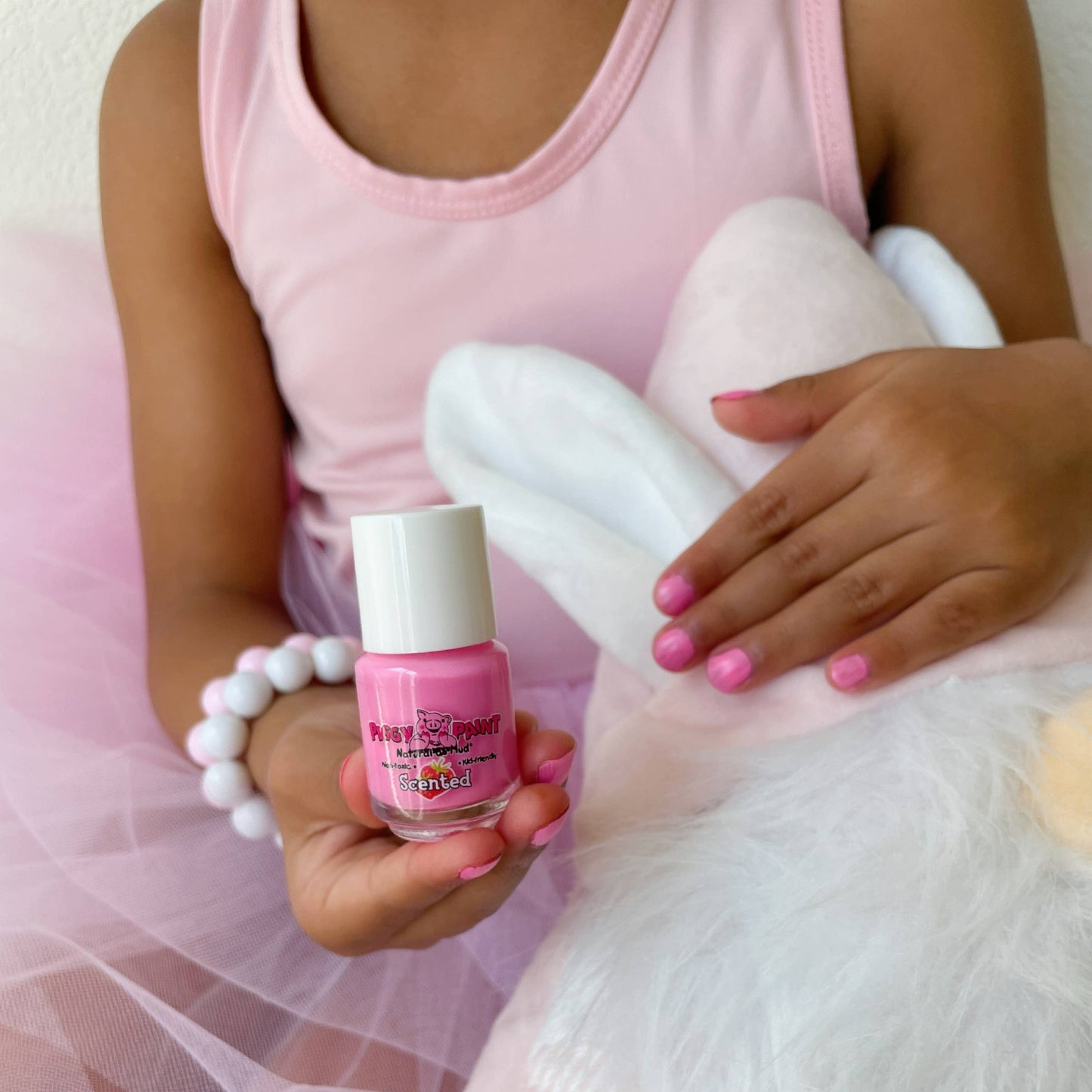 Piggy Paint - Scented Sassy Strawberry Non-Toxic Kids Nail Polish 🍓