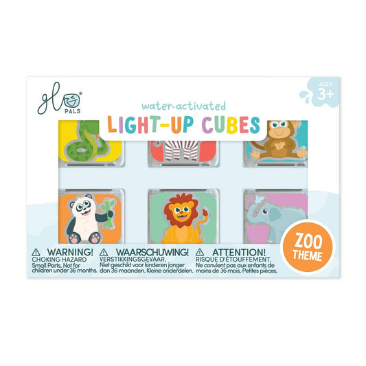 Glo Pals - Glo Pals: 6-Pack Zoo Gift Set Light Up Cubes