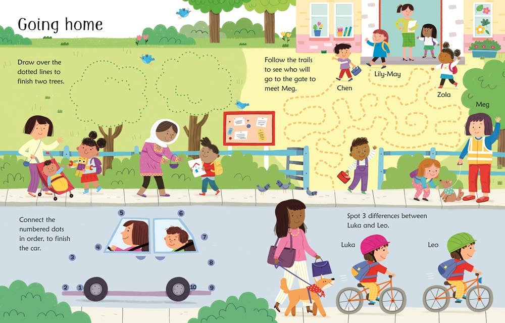 HarperCollins - Wipe-Clean Starting School Activities : Usborne