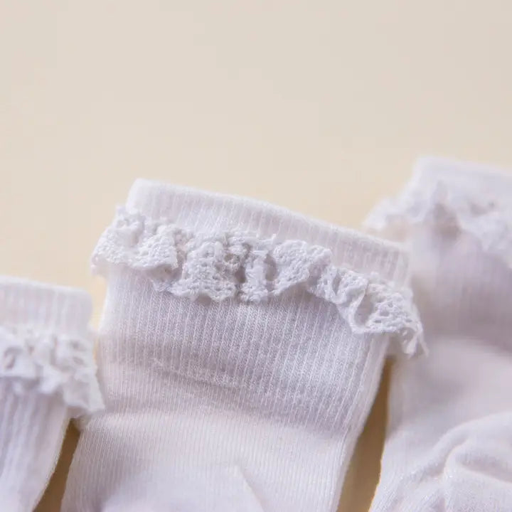 squid socks - Comfort White Lace Collection - Bamboo