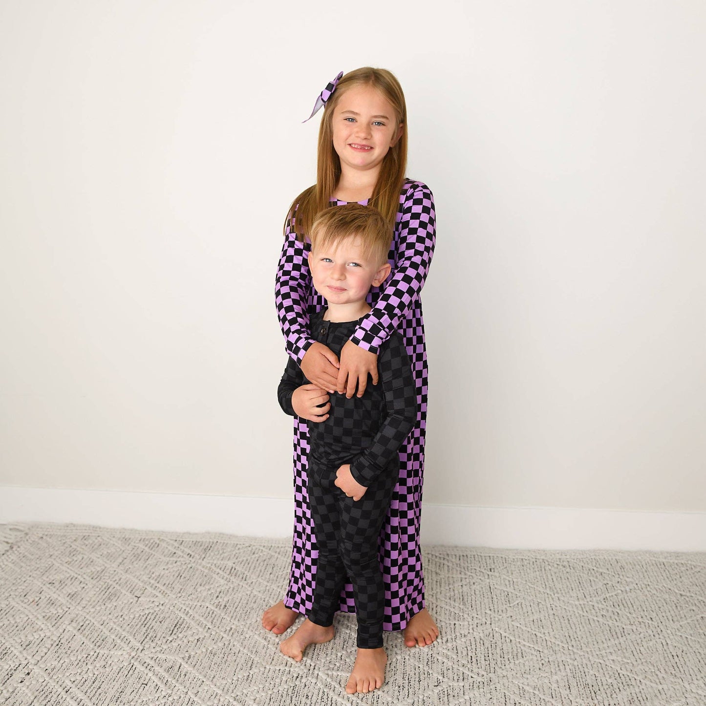 Gigi and Max - Frankie TWO PIECE Bamboo Checks PJ Set