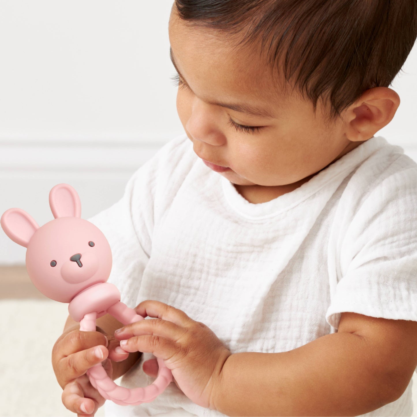 Itzy Ritzy - Pink Bunny Sweetie Rattle™