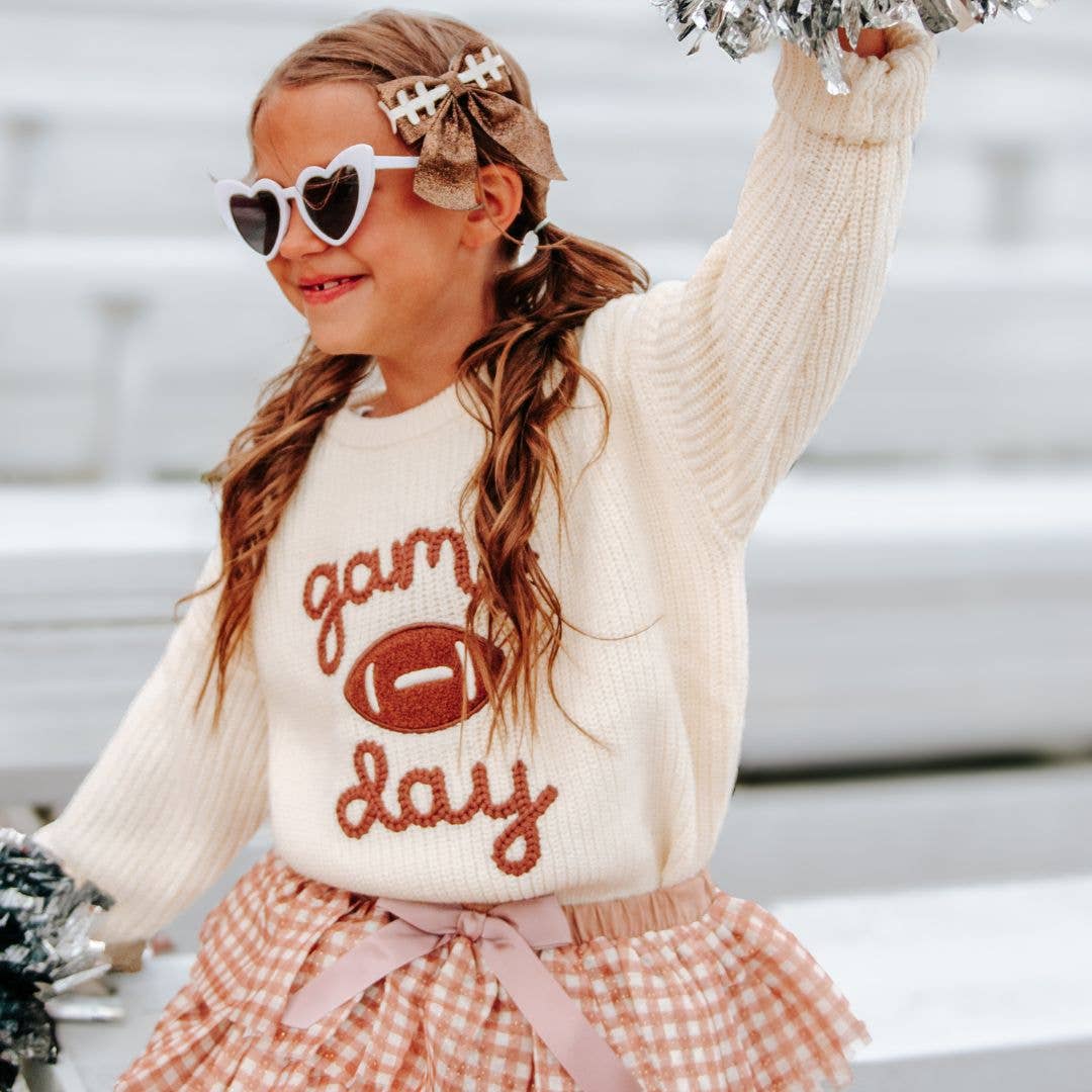 Sweet Wink - Football Bow Clip - Hair Bows - Game Day