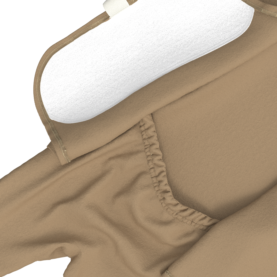 Bonsie Skin to Skin Babywear - Footie - Mocha