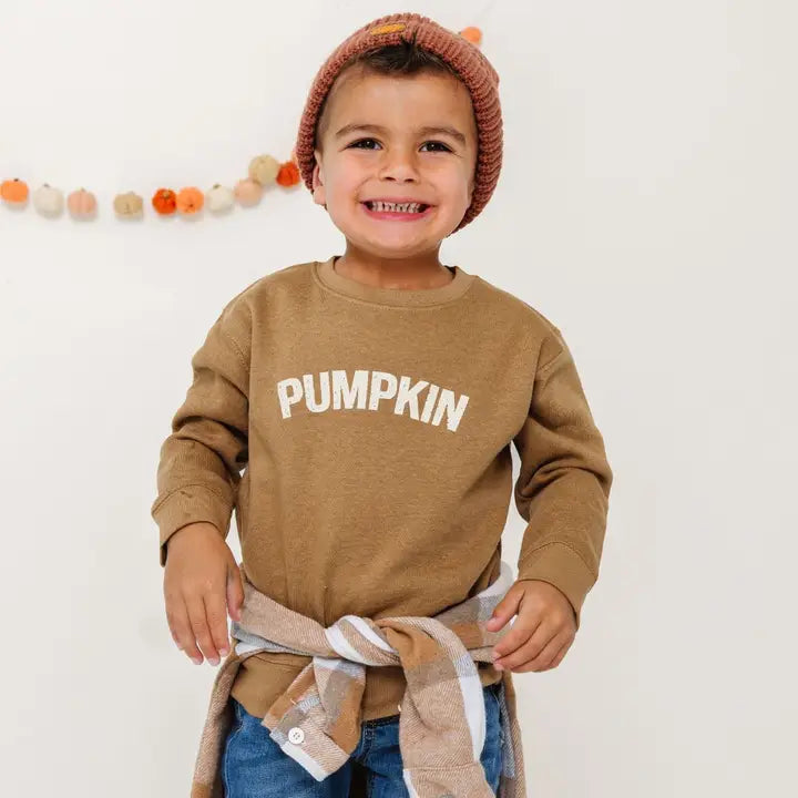 Sweet Wink - Pumpkin Sweatshirt - Mocha