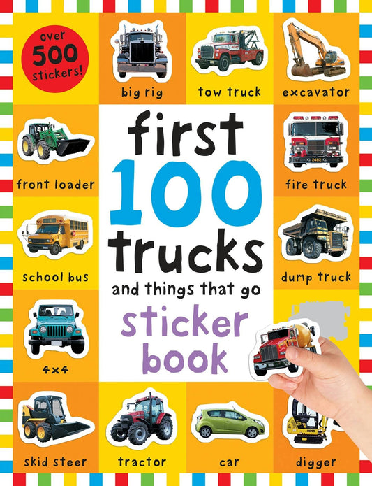 Macmillan Publishers - First 100 Trucks Sticker Book With Over 500 Stickers