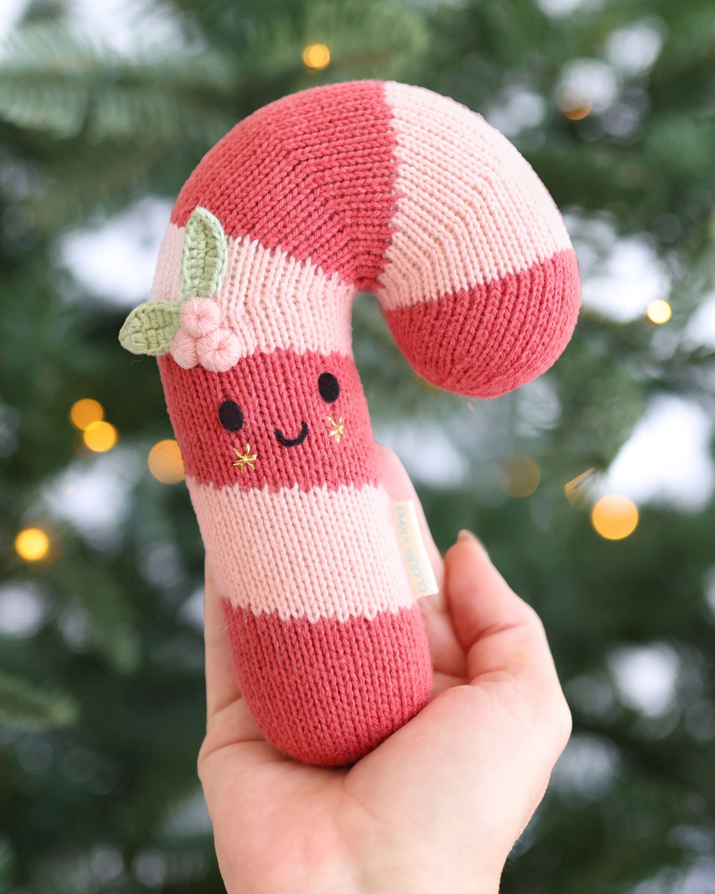 cuddle+kind - Baby candy cane (blush stripe)