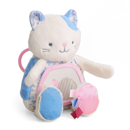 Itzy Ritzy - Itzy Bitzy Mirror™ Sensory Tummy Time Mirror - Kitty