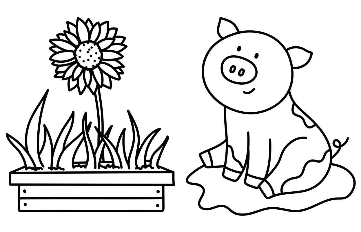 Simon & Schuster - My First Big Book of Farm Animals Coloring Book