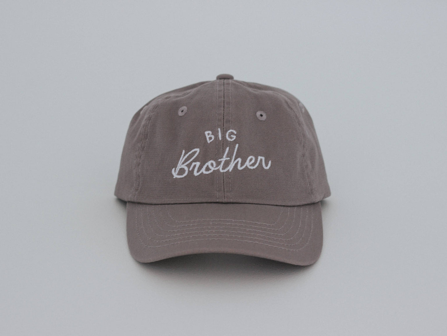 Gladfolk - Big Brother Charcoal Twill Hat • Boys Cap for New Brothers