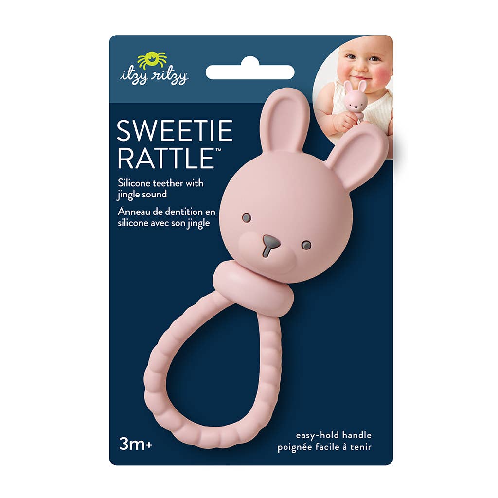 Itzy Ritzy - Pink Bunny Sweetie Rattle™