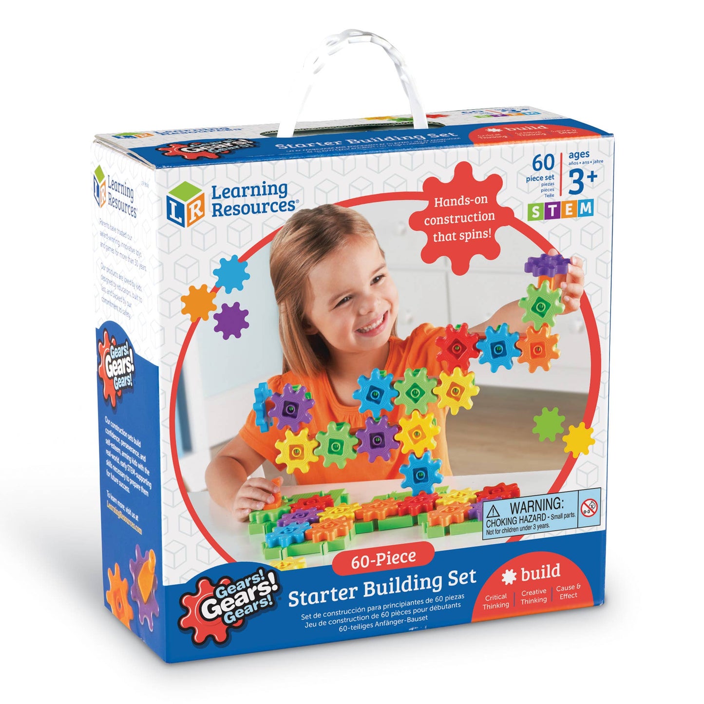 Learning Resources - Gears! Gears! Gears!® 60-Piece Starter Building Set