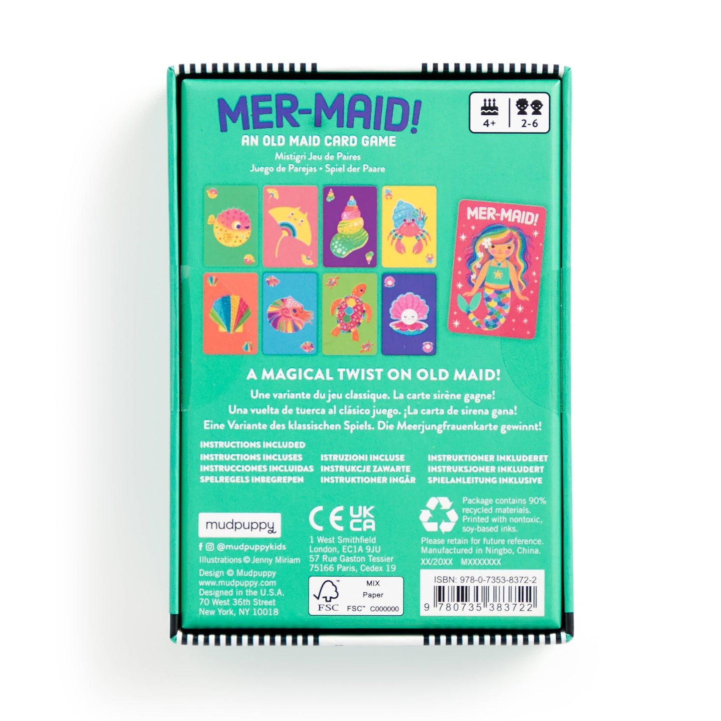 Chronicle Books - MER-MAID! Old Maid Card Game