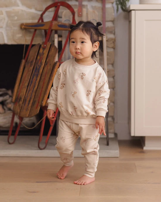 Quincy Mae - Relaxed Fleece Sweatpant || Mittens