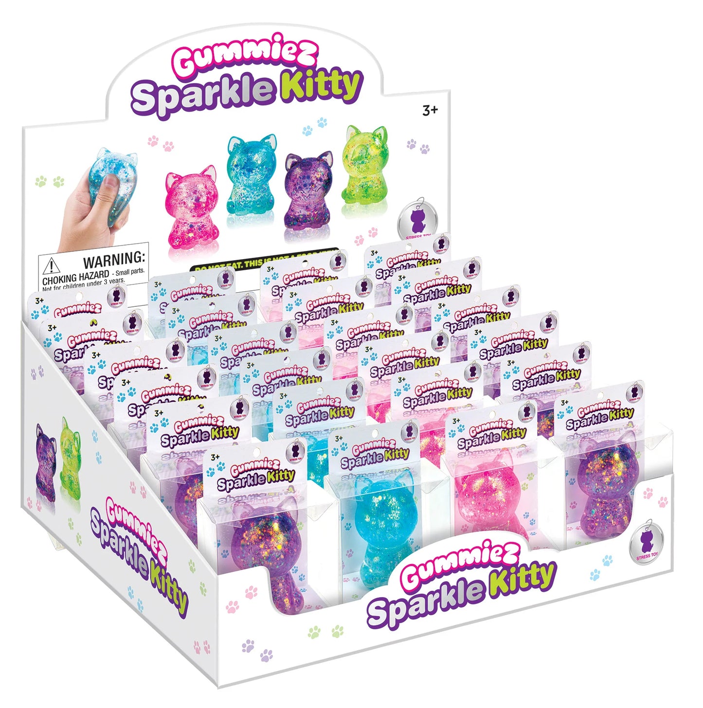 Master Toys & Novelties - Gummiez Sparkle Kitty Squish (limit 2)