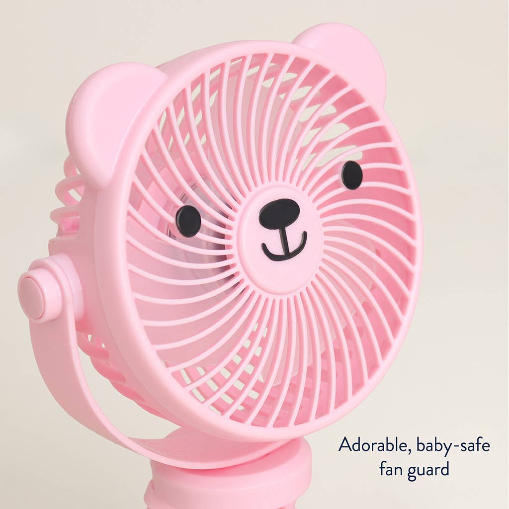 Itzy Ritzy - Itzy Breeze 3-Speed Stroller Fan™: Pink
