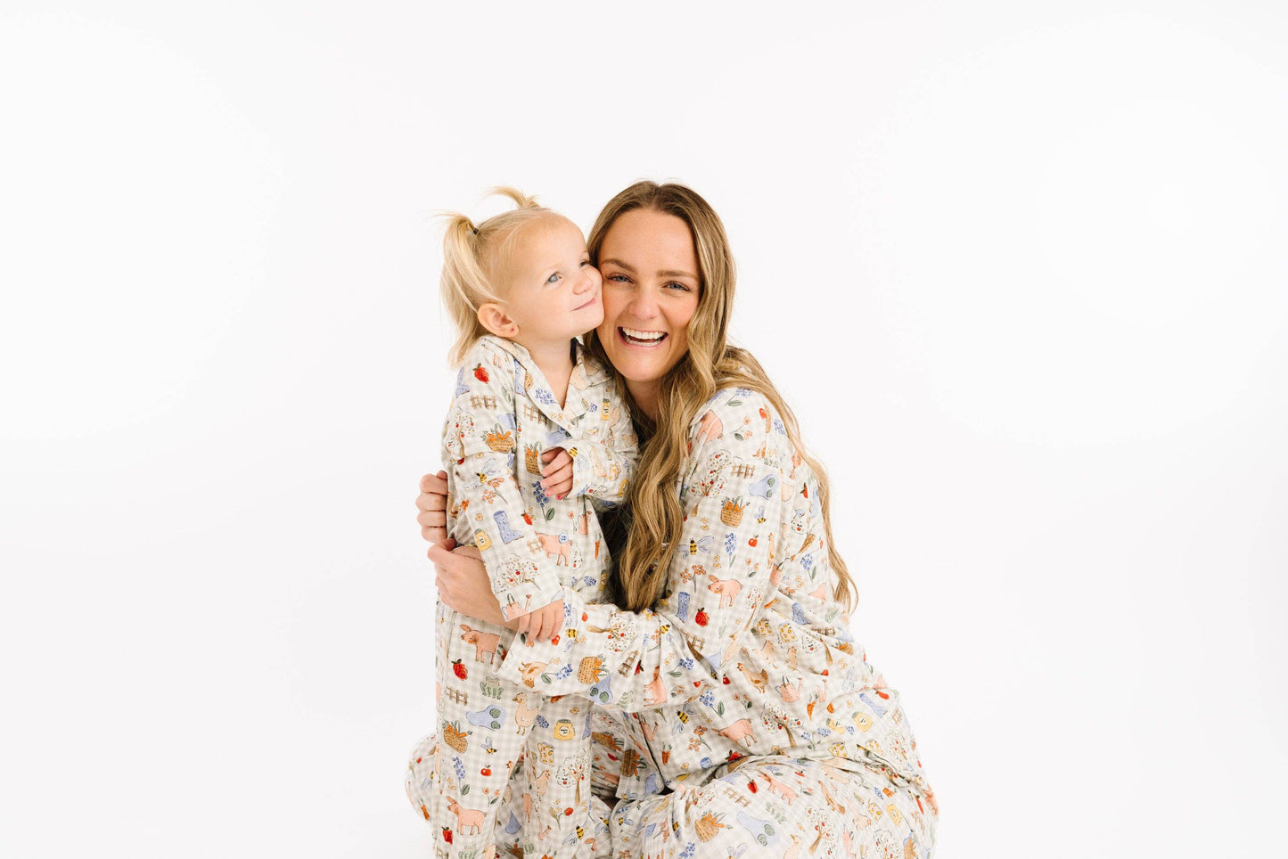 Little One Shop - Farm Days Bamboo PJ Button Up Set