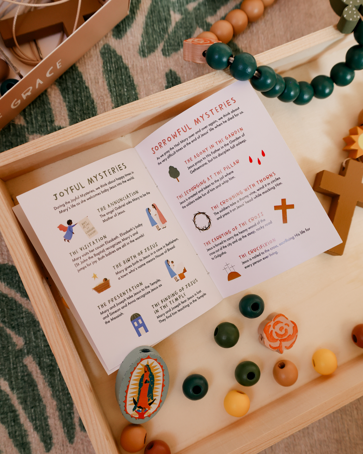 Be A Heart - Our Lady of Guadalupe DIY Rosary Kit