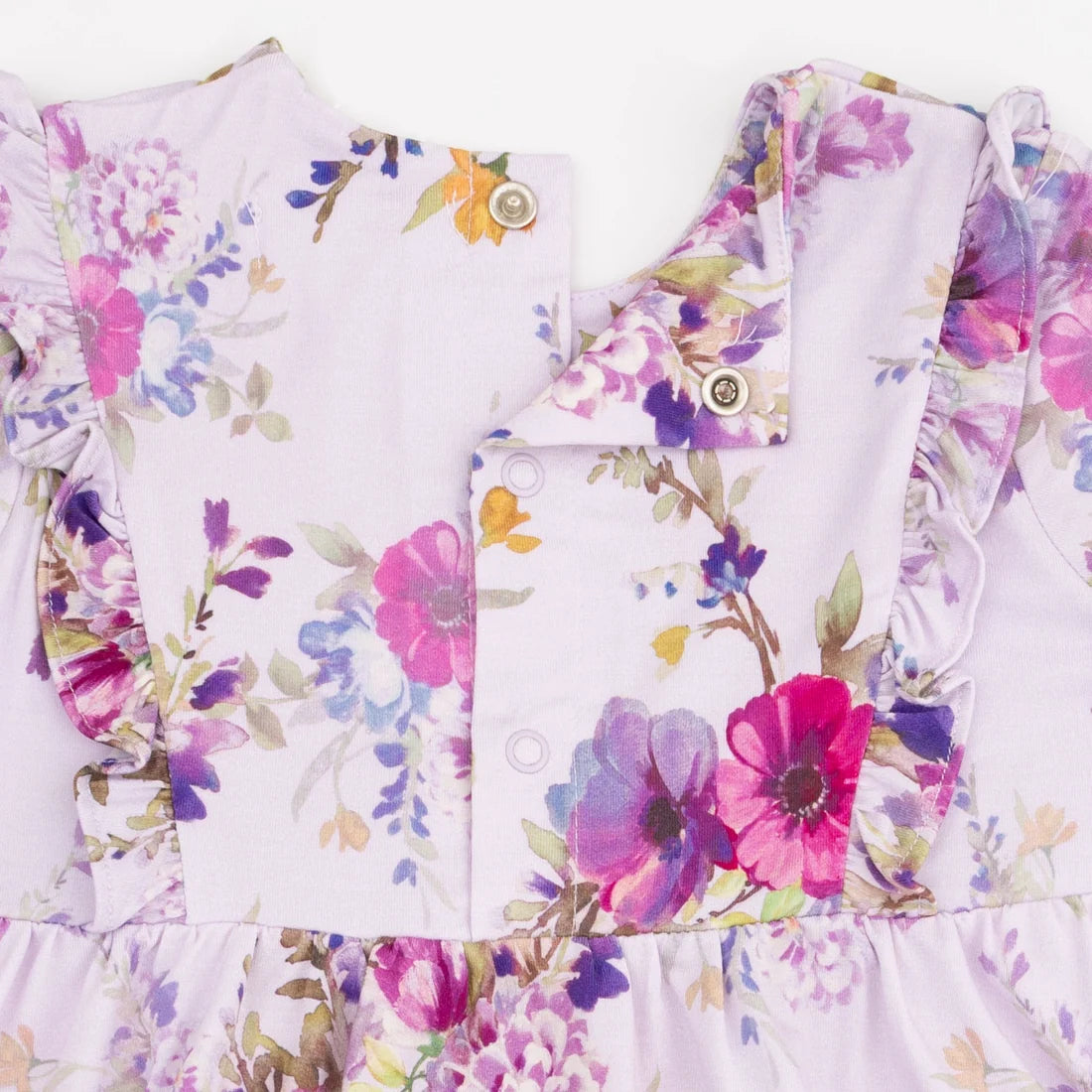 Angel Dear - Dahlia Floral Long Sleeve Ruffle Dress & Legging
