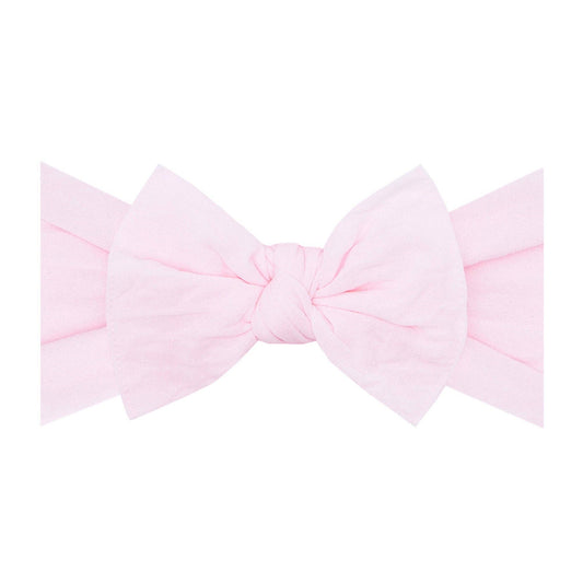 Baby Bling Bows - Pink - THE KNOT Soft nylon headband: pink