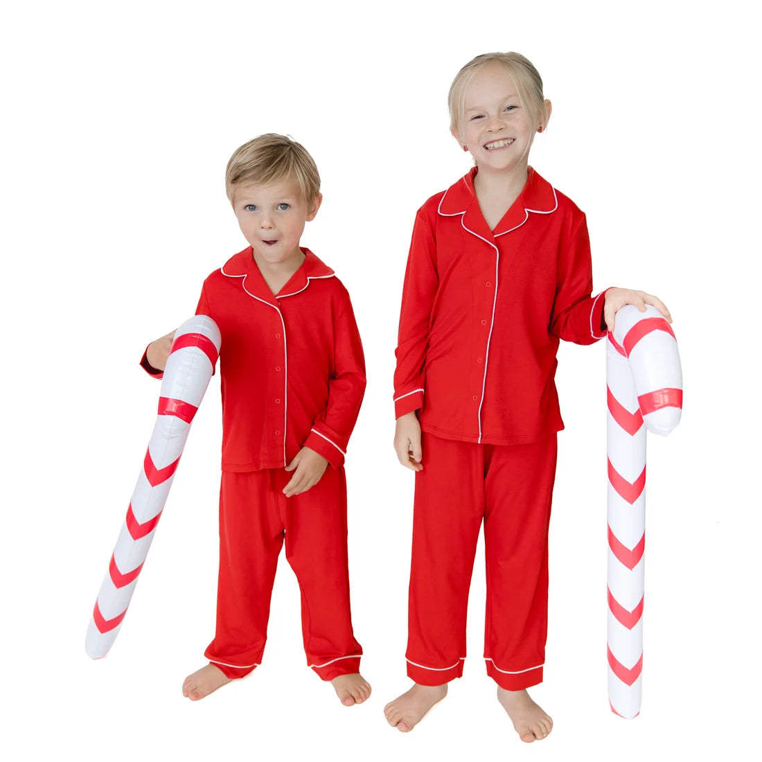 Angel Dear - Ribbon Red Kids Long Sleeve Coat Style with Pant