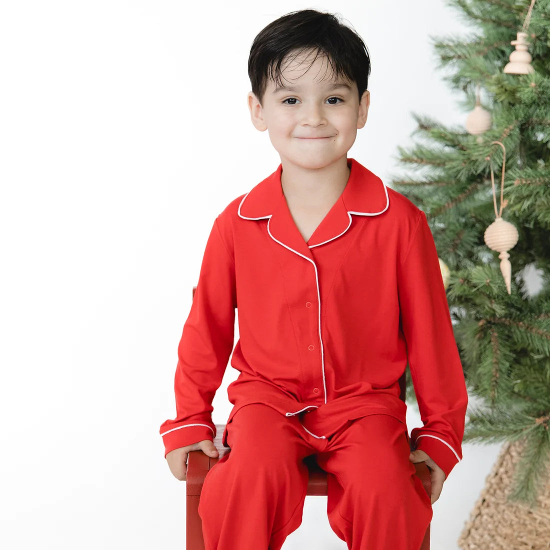 Angel Dear - Ribbon Red Kids Long Sleeve Coat Style with Pant