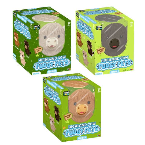 RMS® Crazy Fun™ = Highland Cow Pudgy Pets Squishy (Limit 1)