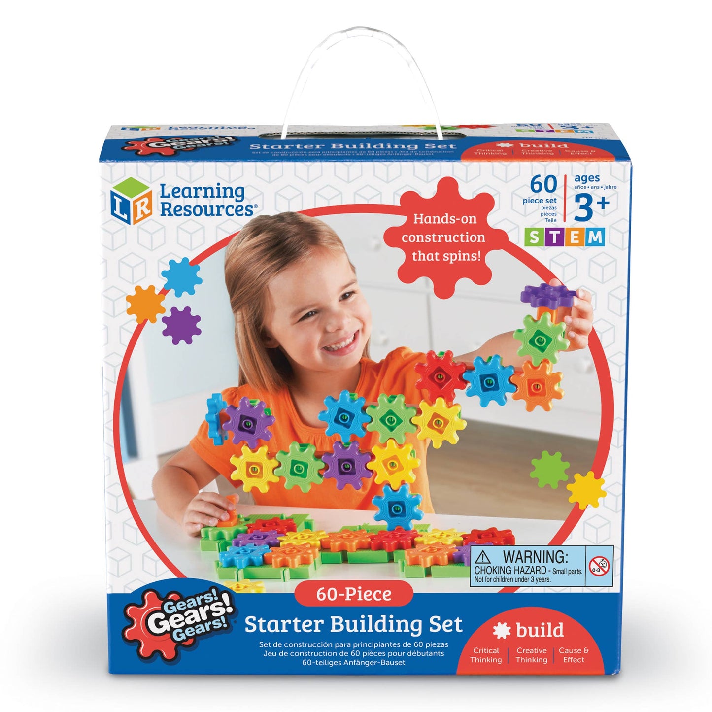 Learning Resources - Gears! Gears! Gears!® 60-Piece Starter Building Set