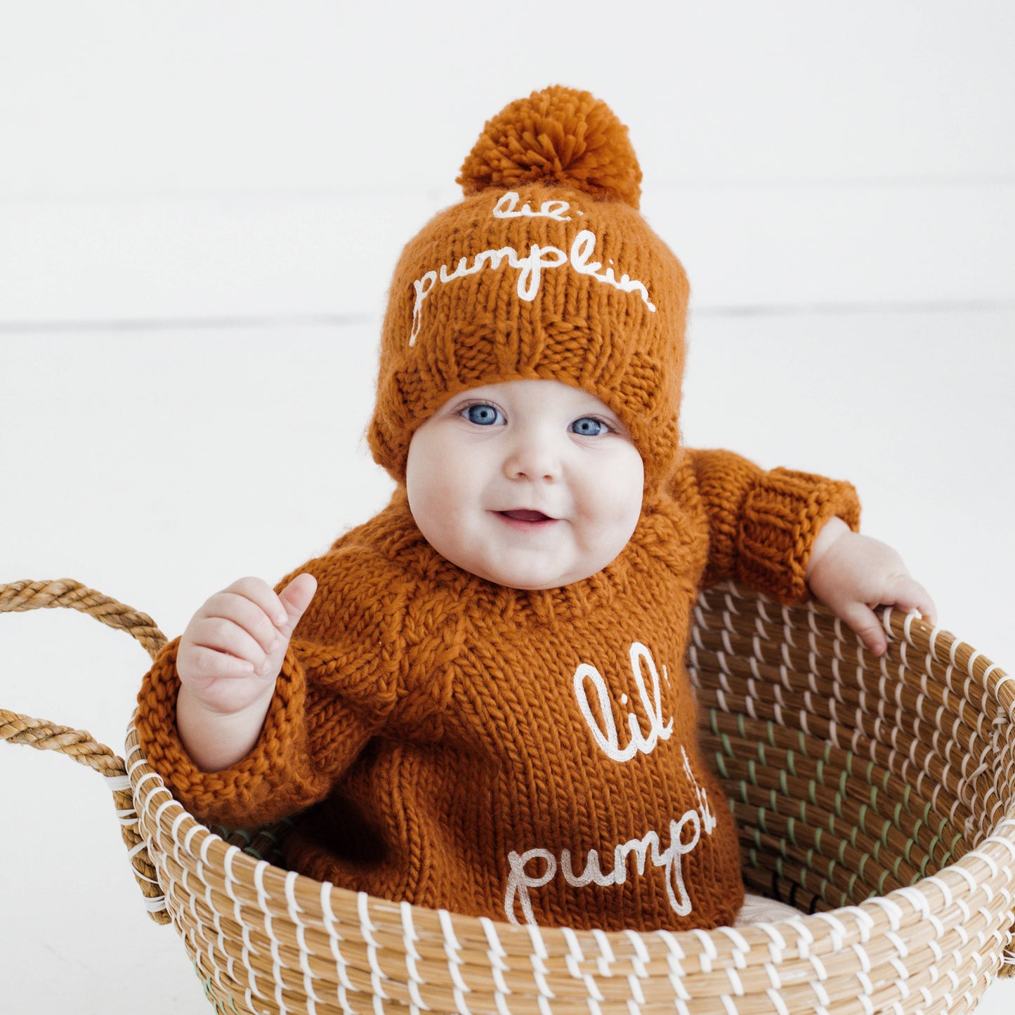 Huggalugs - Lil' Pumpkin Knit Sweater