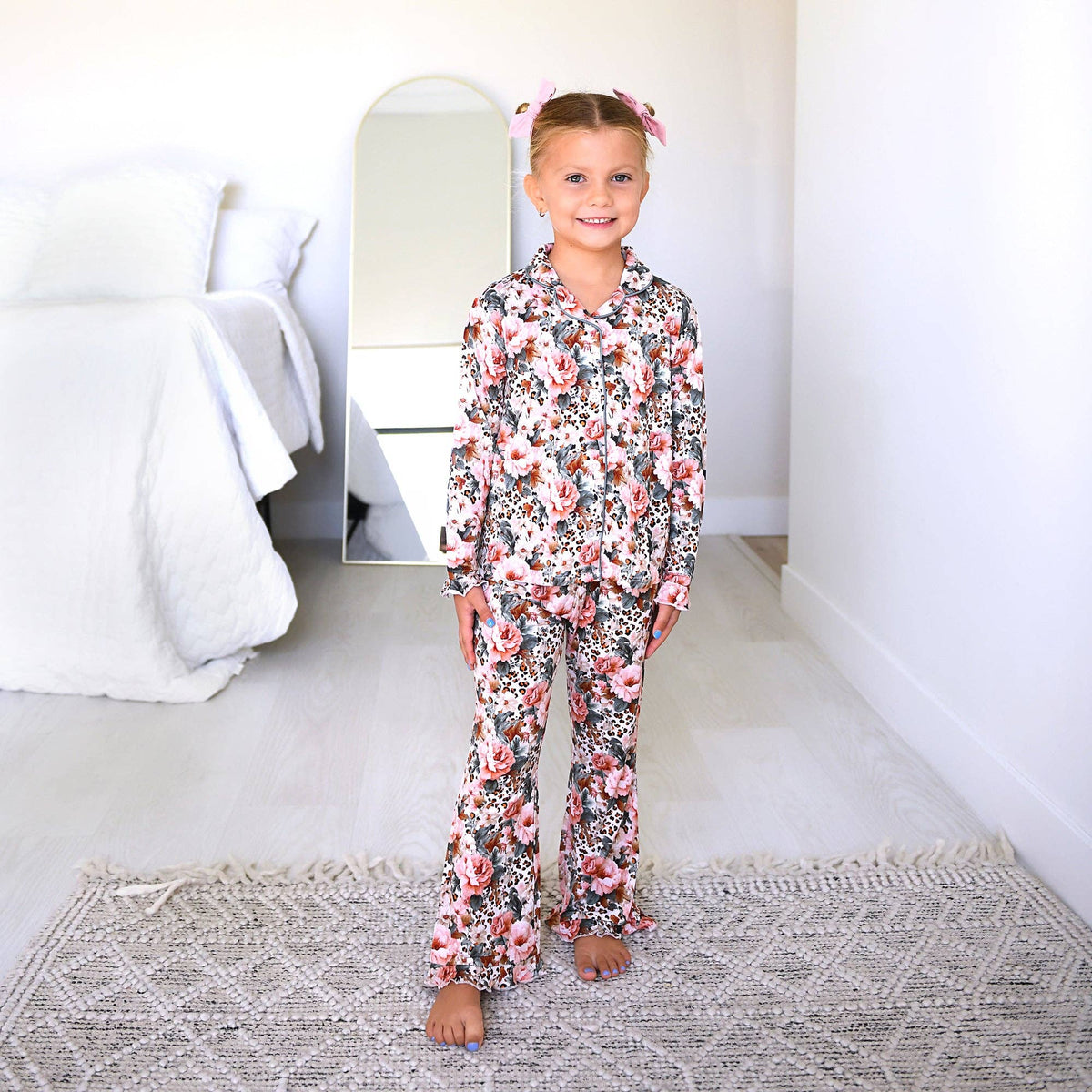 Gigi and Max - Laura - Ruffle Bamboo PJ Lounge Set