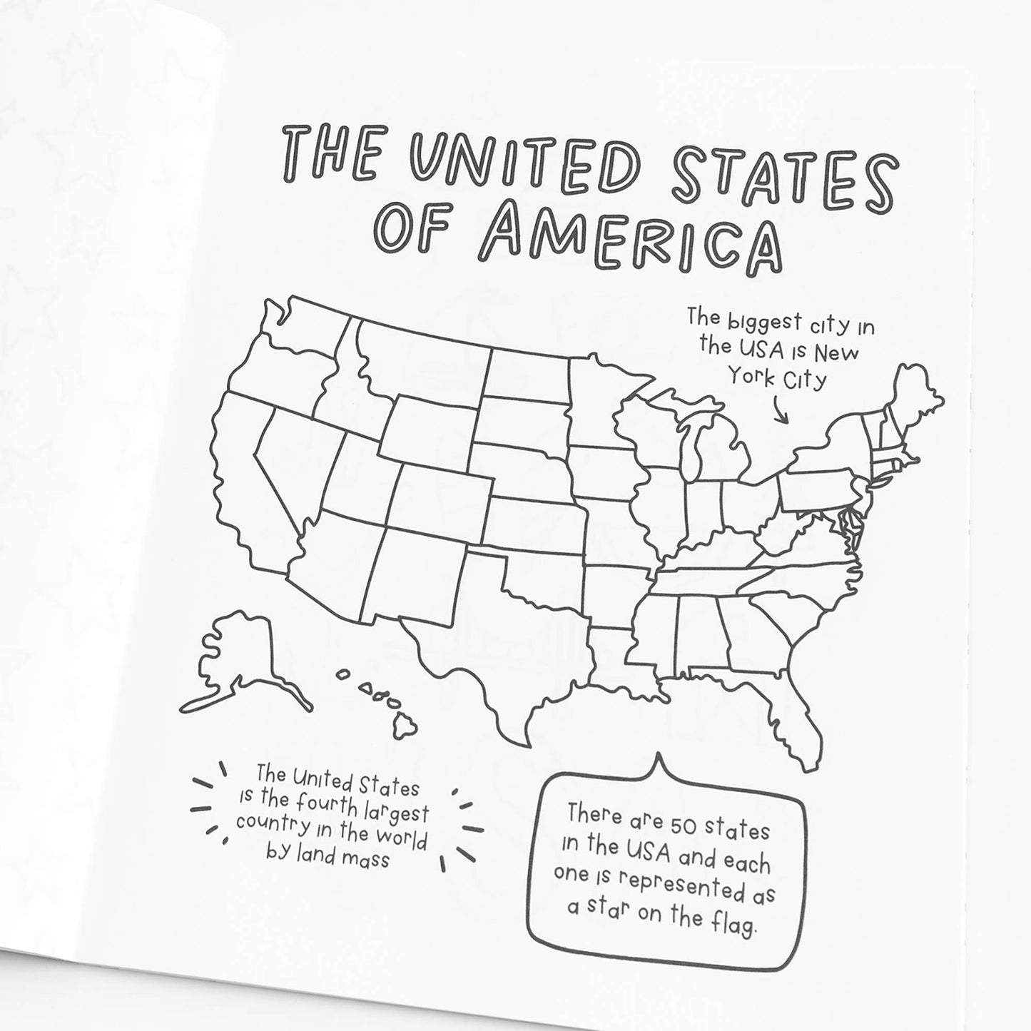 Pippi Post - USA Coloring Book