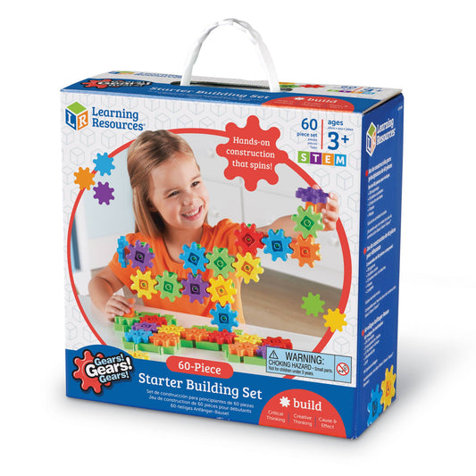 Learning Resources - Gears! Gears! Gears!® 60-Piece Starter Building Set