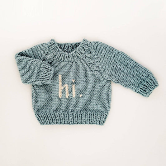 Huggalugs - Hi. Surf Crew Neck Knit Sweater