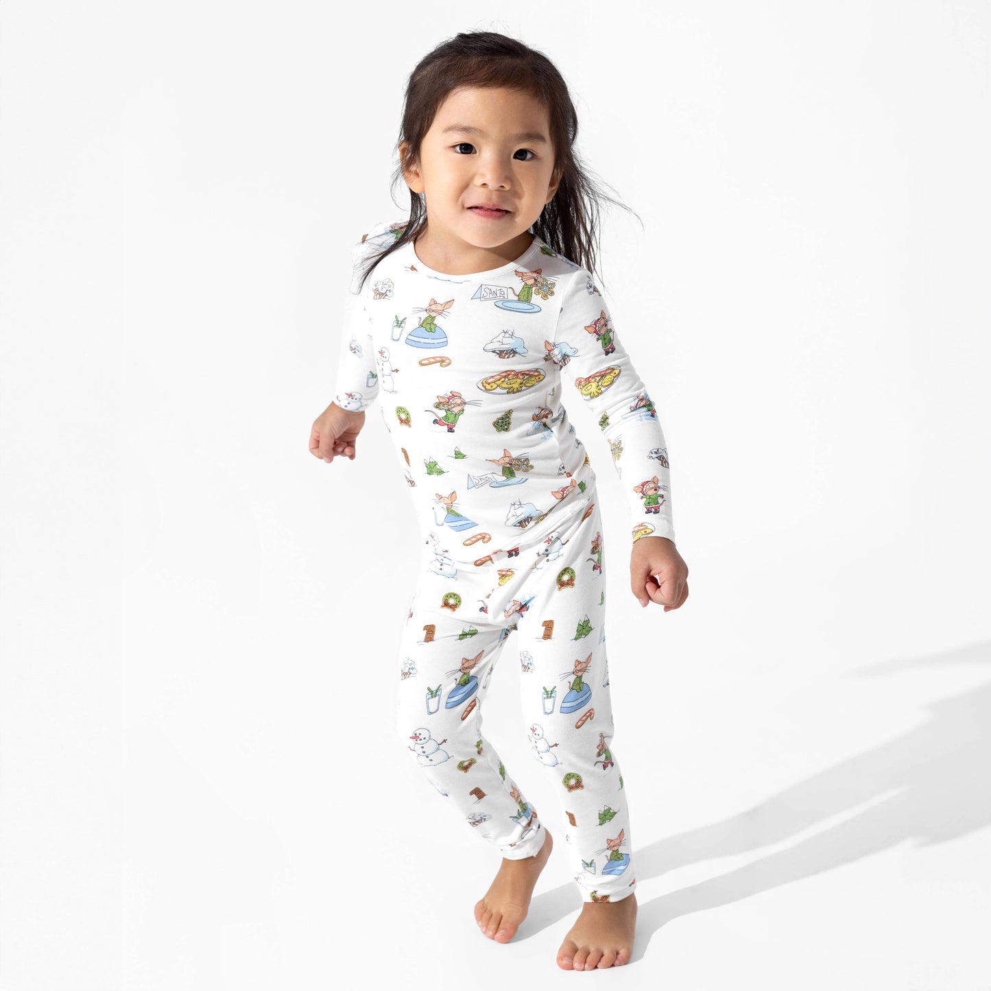 Bellabu Bear - If You Give A Mouse A Cookie Christmas Bamboo Kids Pajamas