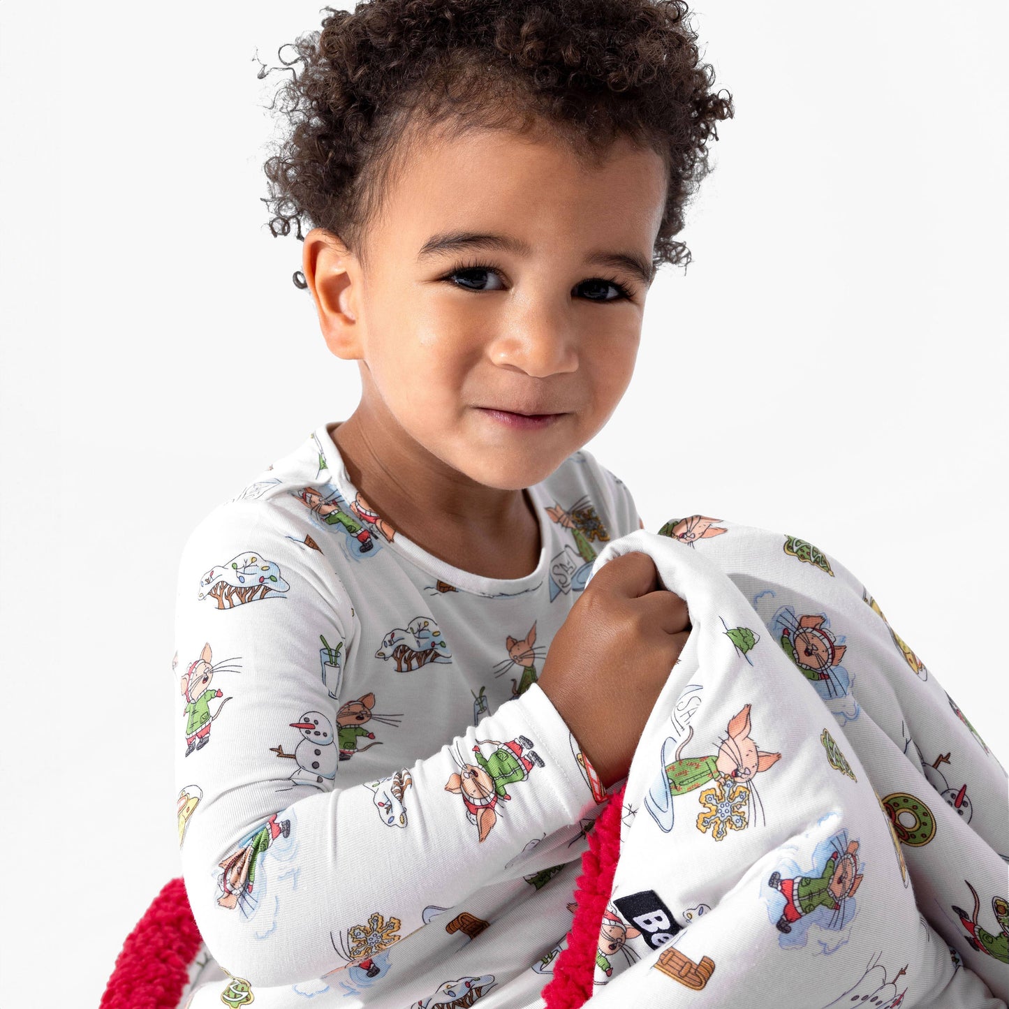 Bellabu Bear - If You Give A Mouse A Cookie Christmas Bamboo Kids Pajamas