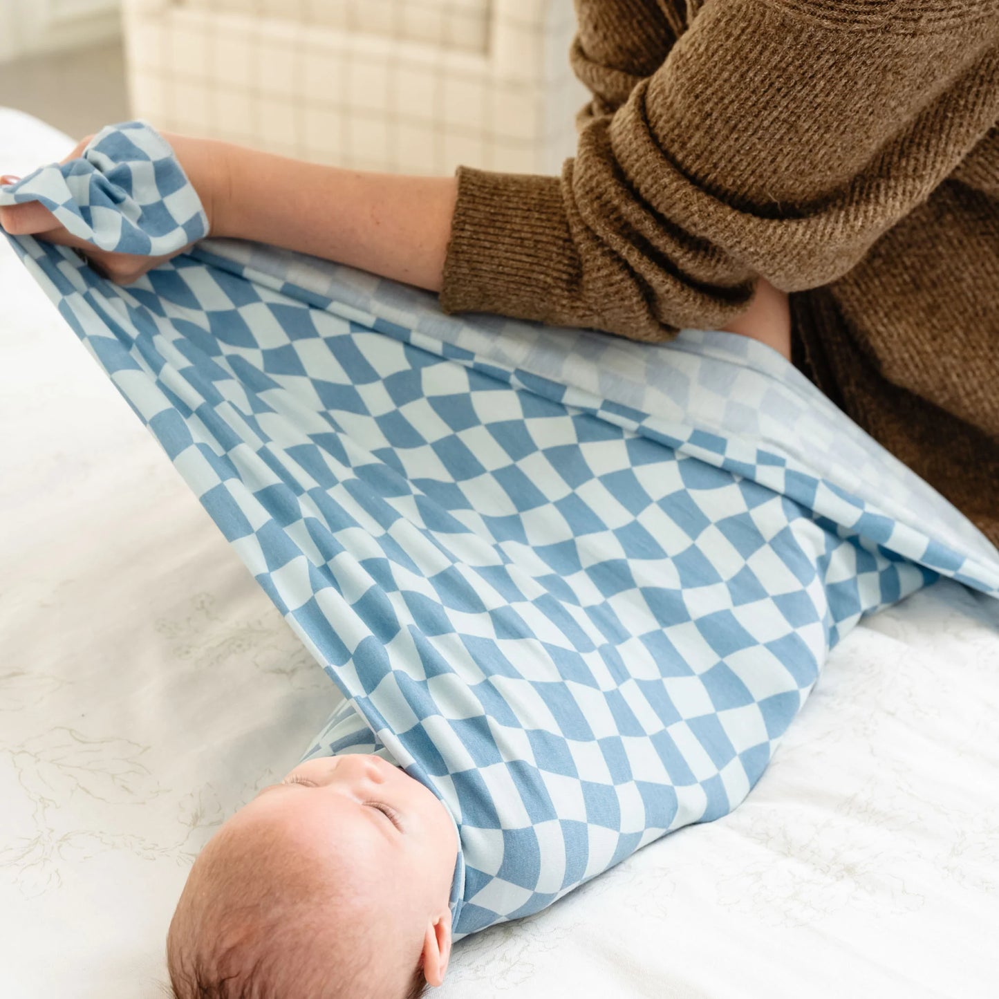 Copper Pearl - Miles Knit Swaddle Blanket