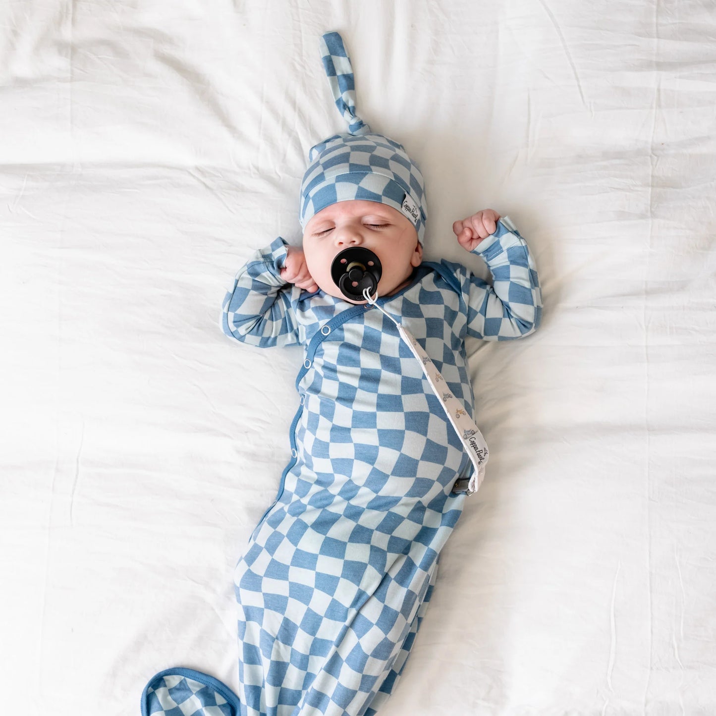 Copper Pearl - Miles Newborn Knotted Gown