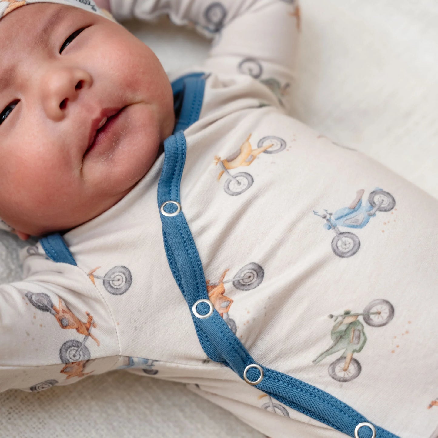 Copper Pearl - Ryder Newborn Knotted Gown